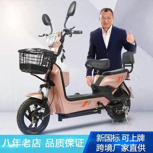 京京国标电动车小电摩两轮成人48v电动自行车双人电瓶车厂家批发